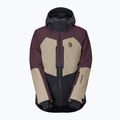 Giacca da sci da uomo SCOTT Ultimate Dryo cocoa red/portobello beige