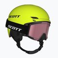 Casco da sci per bambini SCOTT Track + Gogle Factor Pro Combo neon yellow/black