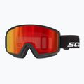 Maschera da sci SCOTT Trace Pro Compact black/red chrome