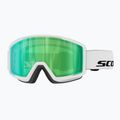 Maschera da sci SCOTT Trace Pro Compact white/green chrome