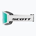 Maschera da sci SCOTT Trace Pro Compact white/green chrome 2