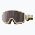Maschera da sci SCOTT Trace Pro Compact mojave beige/silver chrome