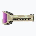 Maschera da sci SCOTT Trace Pro Comact Light Sensitive S2-4 mojave beige/amp ls blue chrome 3