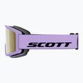 Maschera da sci SCOTT Trace Pro Compact Light Sensitive S1-3 sherbet purple/black/amp ls cinnamon chrome 3