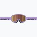 Maschera da sci SCOTT Trace Pro Compact Light Sensitive S1-3 sherbet purple/black/amp ls cinnamon chrome 4