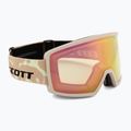 Maschera da sci Scott Neo Compact Light Sensitive S1-3 mojave beige/amp ls cinnamon chrome