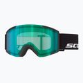 Maschera da sci SCOTT Shield black/amp green chrome