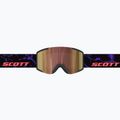 Maschera da sci SCOTT Shield LS black/purple/cinnamon chrome 2