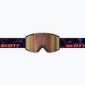 Maschera da sci SCOTT Shield LS black/purple/amp ls cinnamon chrome 4