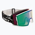 Maschera da sci SCOTT React Light Sensitive granite black/white/amp red chrome