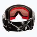 Maschera da sci SCOTT React Light Sensitive granite black/white/amp red chrome 4