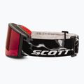 Maschera da sci SCOTT React Light Sensitive granite black/white/amp red chrome 5