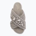 Ciabatte da donna INUIKII Woven Stones Platform stone grey 5