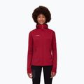Felpa trekking donna Mammut Aconcagua Light ML con cappuccio rosso sangue 8