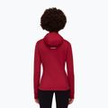 Felpa trekking donna Mammut Aconcagua Light ML con cappuccio rosso sangue 10