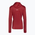 Felpa trekking donna Mammut Aconcagua Light ML con cappuccio rosso sangue 2
