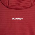 Felpa trekking donna Mammut Aconcagua Light ML con cappuccio rosso sangue 6