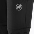Pantaloni da trekking da donna Mammut Runbold Zip Off nero 7