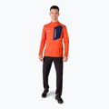 Felpa da trekking da uomo Mammut Aconcagua Light ML con cappuccio rosso caldo marine 2