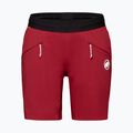Pantaloncini da trekking da donna Mammut Aenergy Light SO rosso sangue 4