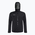 Mammut Convey Tour HS Uomo Giacca antipioggia con cappuccio nero 3