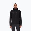 Giacca softshell da uomo Mammut Ultimate Comfort SO con cappuccio nero