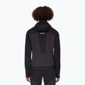 Giacca softshell da uomo Mammut Aenergy SO Hybrid con cappuccio nero/arancio vivo 3