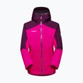 Mammut Convey Tour HS Giacca da pioggia da donna con cappuccio rosa/uva 8