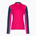 Mammut felpa trekking donna Aenergy ML Half Zip Pull rosa/marino