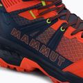 Scarponi da trekking da uomo Mammut Sertig II Mid GTX rosso caldo/marino 10