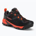 Scarponi da trekking da uomo Mammut Sapuen Low GTX nero/rosso caldo