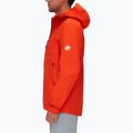 Mammut Convey Tour HS Giacca da pioggia da uomo con cappuccio rosso caldo 3