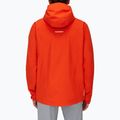 Mammut Convey Tour HS Giacca da pioggia da uomo con cappuccio rosso caldo 4