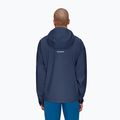 Giacca da pioggia da uomo Mammut Taiss HS con cappuccio marine 2