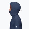 Giacca da pioggia da uomo Mammut Taiss HS con cappuccio marine 4