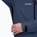 Giacca da pioggia da uomo Mammut Taiss HS con cappuccio marine 7