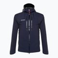 Giacca da pioggia da uomo Mammut Taiss HS con cappuccio marine