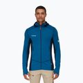 Felpa Mammut Taiss Light ML da uomo con cappuccio per il trekking in acque profonde/marine