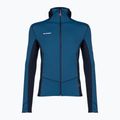Felpa Mammut Taiss Light ML da uomo con cappuccio per il trekking in acque profonde/marine 4