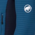 Felpa Mammut Taiss Light ML da uomo con cappuccio per il trekking in acque profonde/marine 7