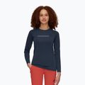 Manica lunga trekking donna Mammut Selun FL Longsleeve Logo marine