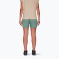 Pantaloncini da trekking Mammut da donna Runbold Roll Cuff giada scuro 3