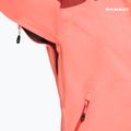 Mammut Convey Tour HS Giacca da pioggia da donna con cappuccio salmone/terracotta 6