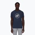 Maglietta da trekking da uomo Mammut Core Reflective marine
