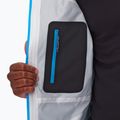 Mammut giacca da pioggia da uomo Taiss HS con cappuccio blu ghiacciaio 8