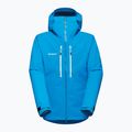 Mammut giacca da pioggia da uomo Taiss HS con cappuccio blu ghiacciaio 9