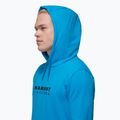 Felpa da uomo Mammut ML Hoody Logo blu ghiacciaio 4