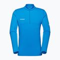 Felpa da trekking Mammut da uomo Aenergy ML Half Zip Pull blu ghiacciaio 5