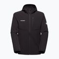 Felpa da trekking da uomo Mammut Madris Light ML con cappuccio black 4