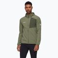 Felpa da trekking da uomo Mammut Madris Light ML con cappuccio marsh